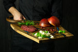 Kataari large charcuterie board trapped lightning serving